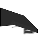 7’6” black awning