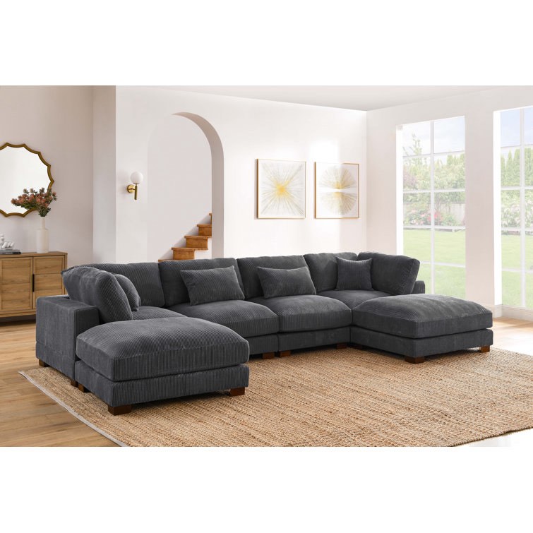 andreco 144 wide reversible modular sectional (incomplete)