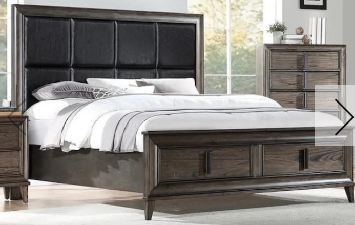 Queen Storage Bed Stormont Collection by Austin Group(incomplete side rails only)