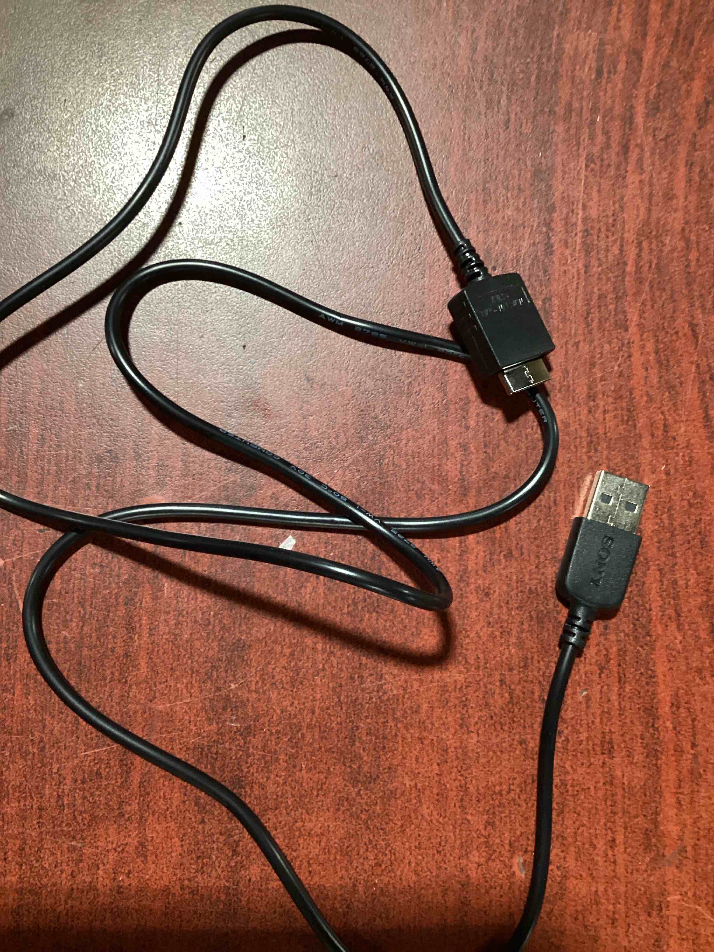 Sony charging cable 