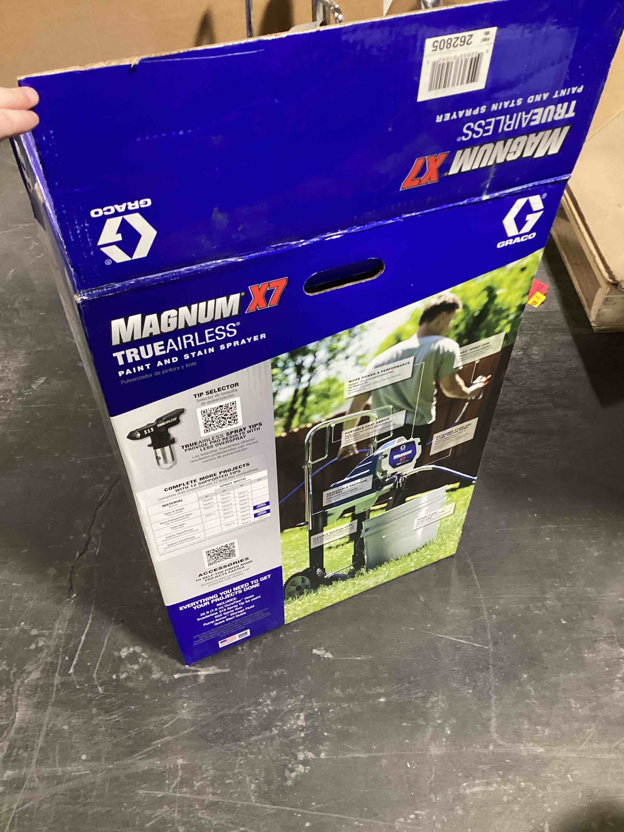 Graco Magnum 262805 X7 Cart Airless Paint Sprayer, Gray