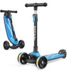 besrey Kick Scooter for Kids Ages 3-8, 3 Wheel Scooter for Kids with Adjustable Height, Folding Kids Scooter with LED Light Wheels Rear Brak Extra Wide Deck Outdoor Activities for Boys/Girls