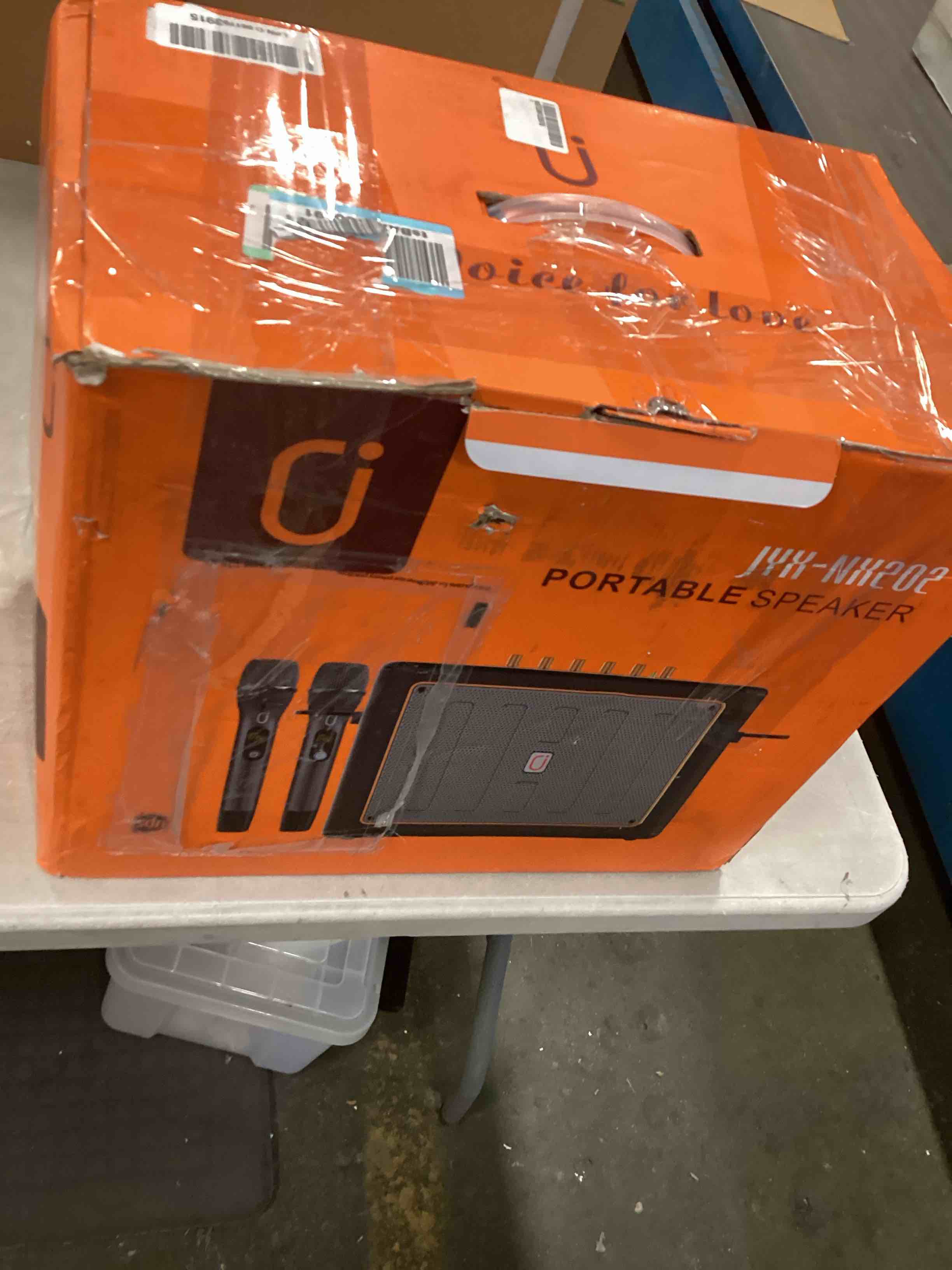 JYX Karaoke Machine for Adults, Portable Bluetooth Singing PA Speaker