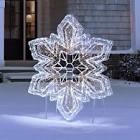 members mark pre-lit iced snowflake 40in