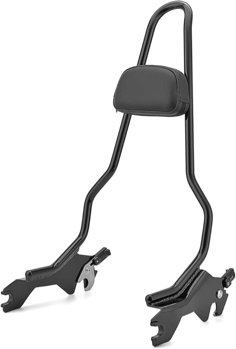 Weisen 20" Tall Detach Passenger Backrest Sissy bar w/Pad Compatible with Harley 18-later Softail FXFB FXFBS 2018-2021 Fat Bob 114 FXFBS 2018-2021 Fat Bob FXFB