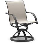 Kujan Swivel Patio Dining Armchair
