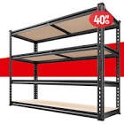 20"D X 40"W Shelving Unit Loads 2000Lbs, Heavy Duty Garage Shelving,  Adjustable Metal Storage Shelves