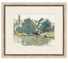 summers surroundings 4 single picture frame print on paper 18*21