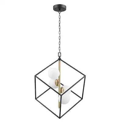 Origin 21 Maren 4-Light Matte Black Modern/Contemporary Led Chandelier