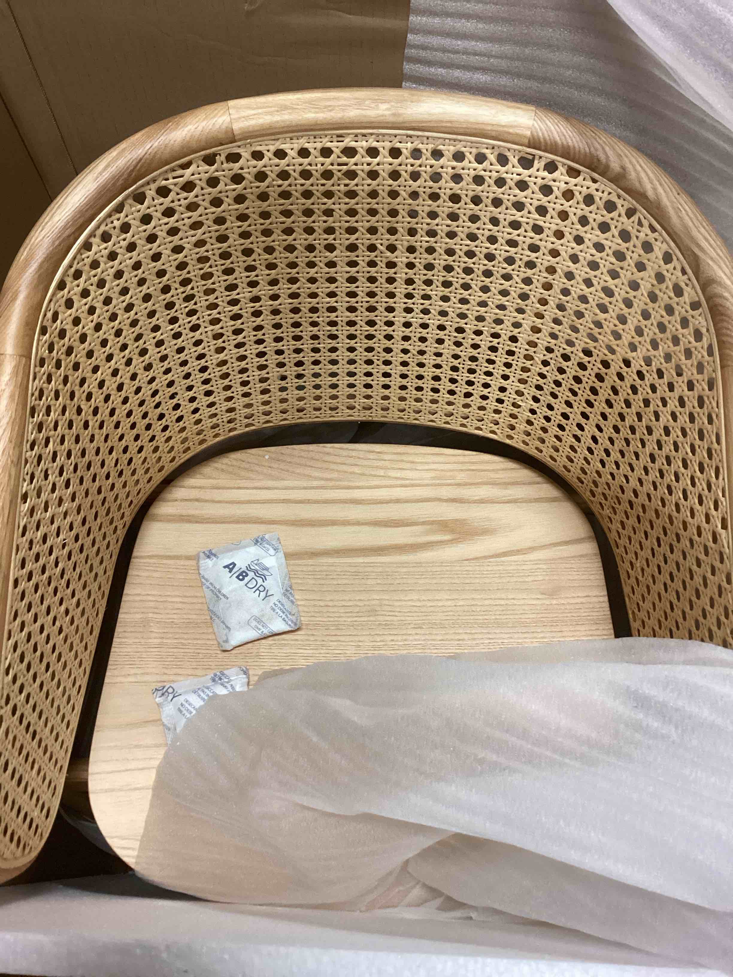 Caraline Rattan Back Dining Chair