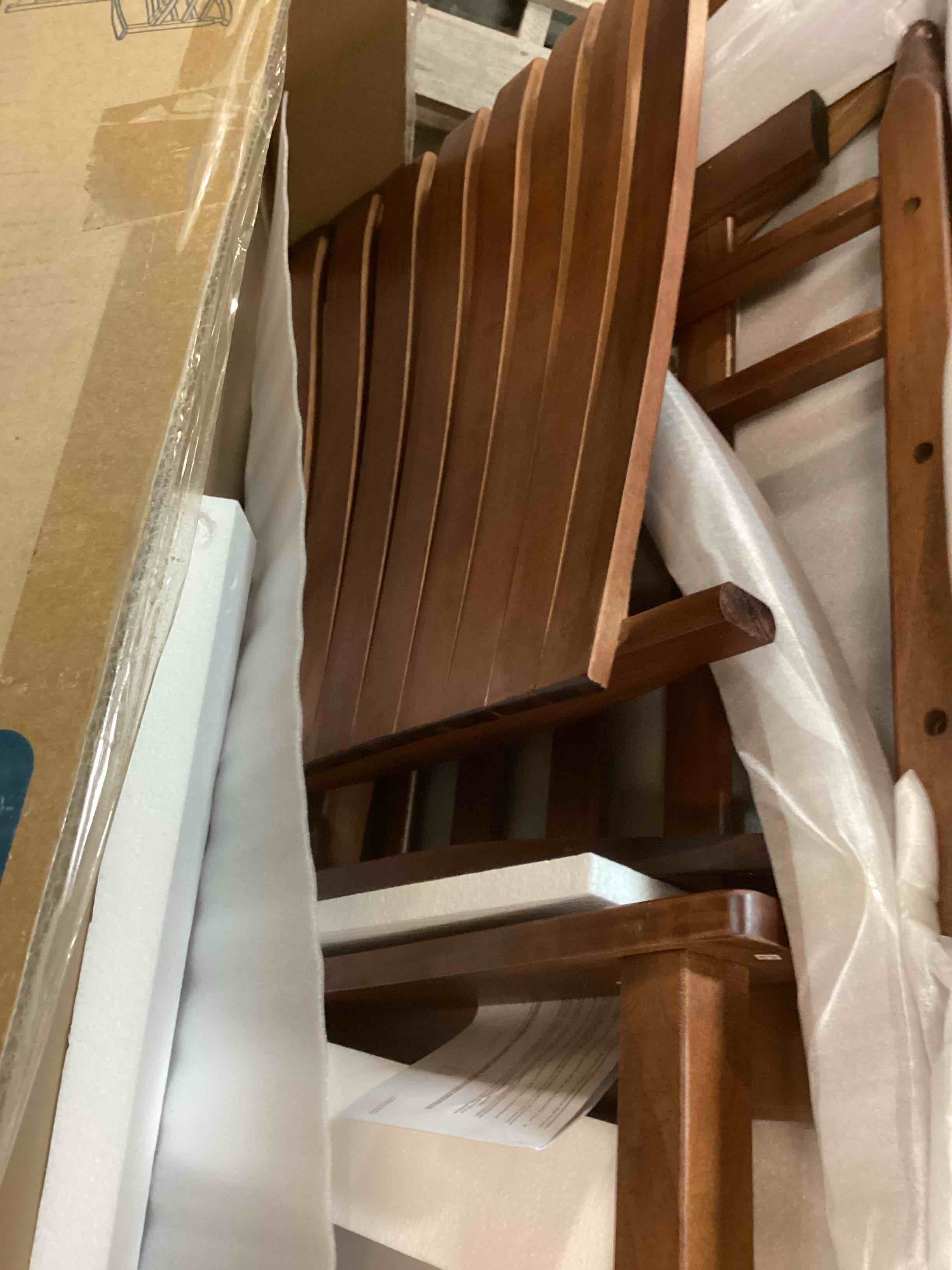 LIVIZA Natural Wood Frame Conversation Chair with Brown Solid Seat