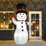 snowman holiday time airblown inflatable 