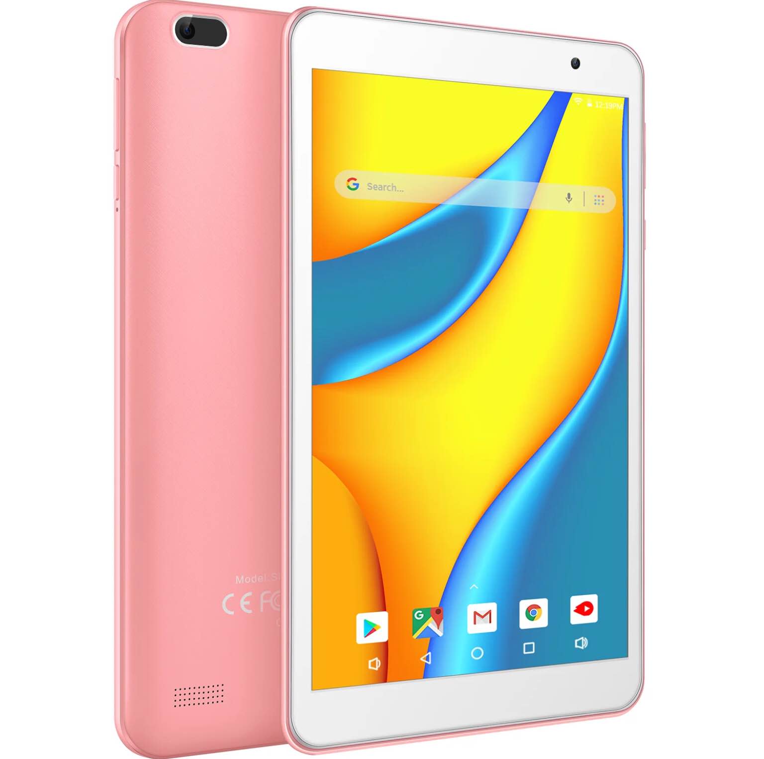 VANKYO MatrixPad S7 7 inch Tablet, Android OS, 2GB RAM, 32GB Storage, 5MP Rear Camera, Quad-Core, IPS HD Display, FM, GPS, Wi-Fi Only, Pink