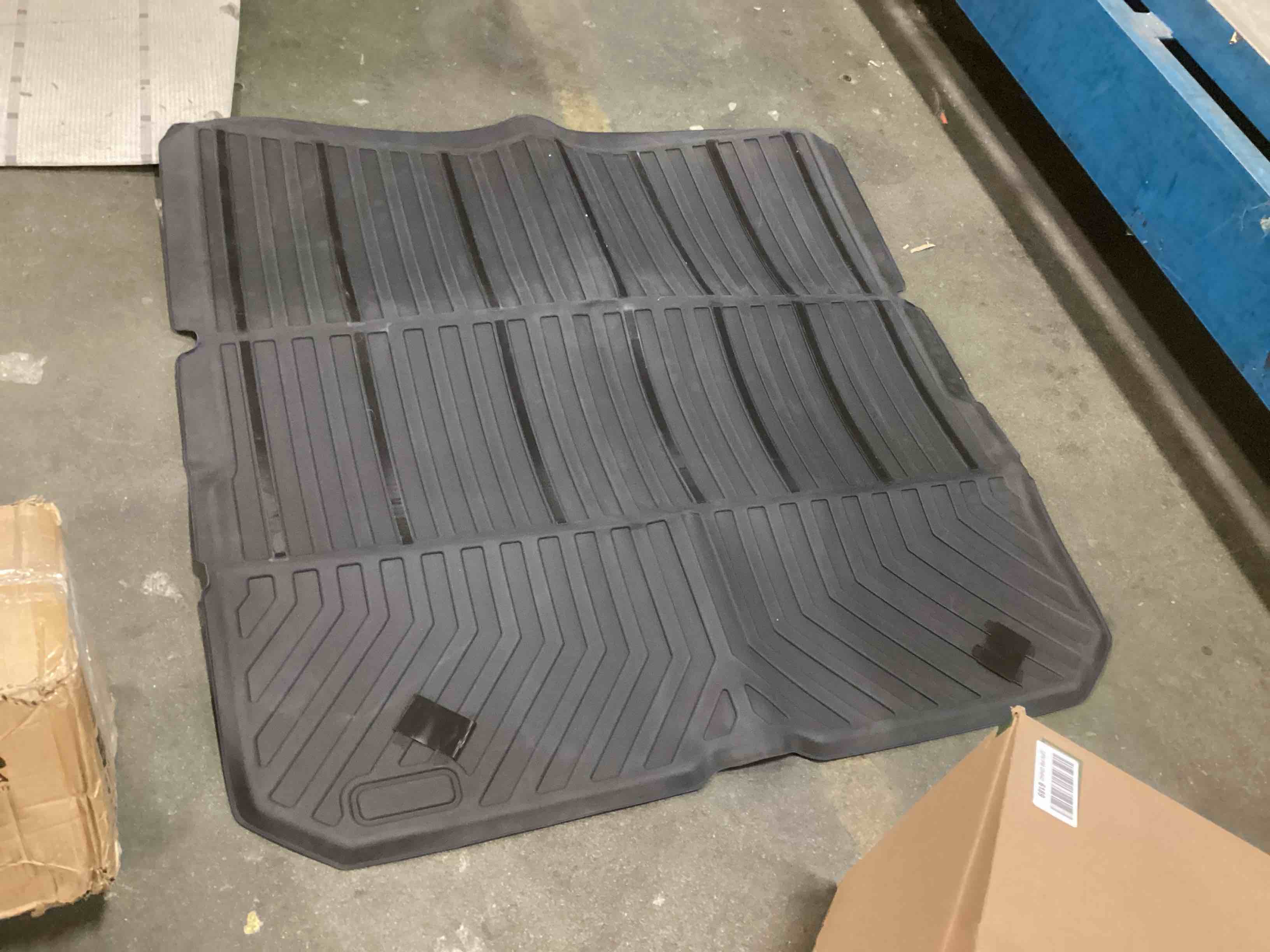 T TGBROS Custom Fit for Car Cargo Mat Ford Mustang Mach-E Accessories 2021-2023 Mach E (NOT for Ford Mustang) All Weather Cargo Liner Rear Trunk Liner Non-Slip TPO Odourless ( similar)