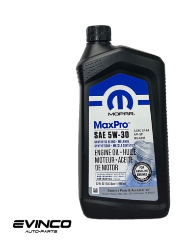 Mopar 5W30 Maxpro Synthetic Blend Motor Oil 1 Quart