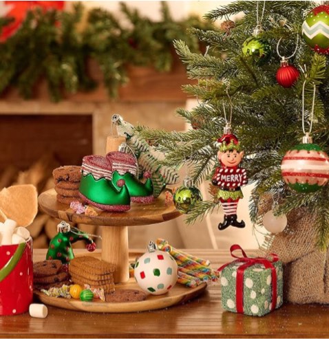 Lot of 10 Assorted Christmas Tree Ornaments, (Toys May Vary)