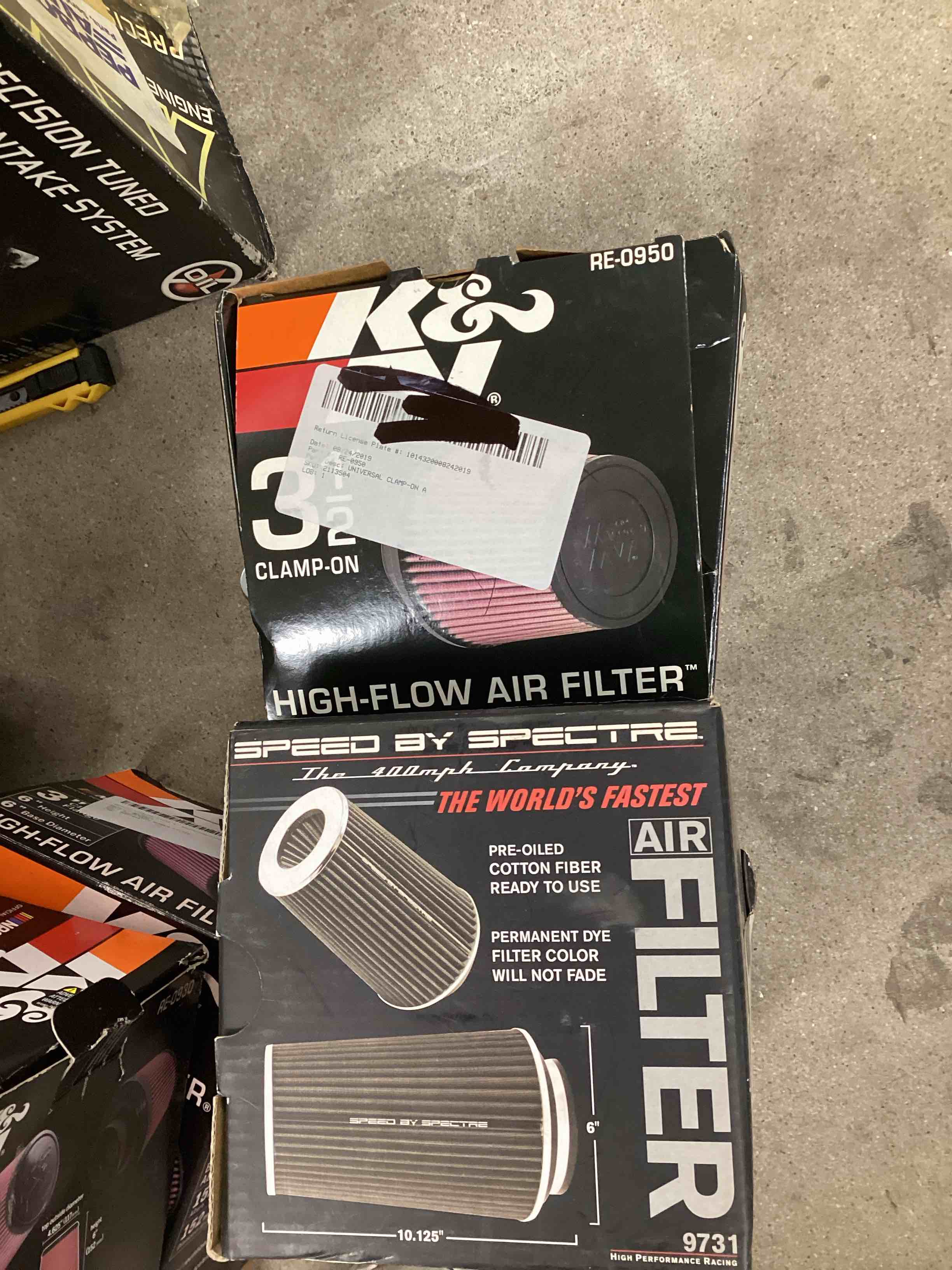 Assorted Air Filters 