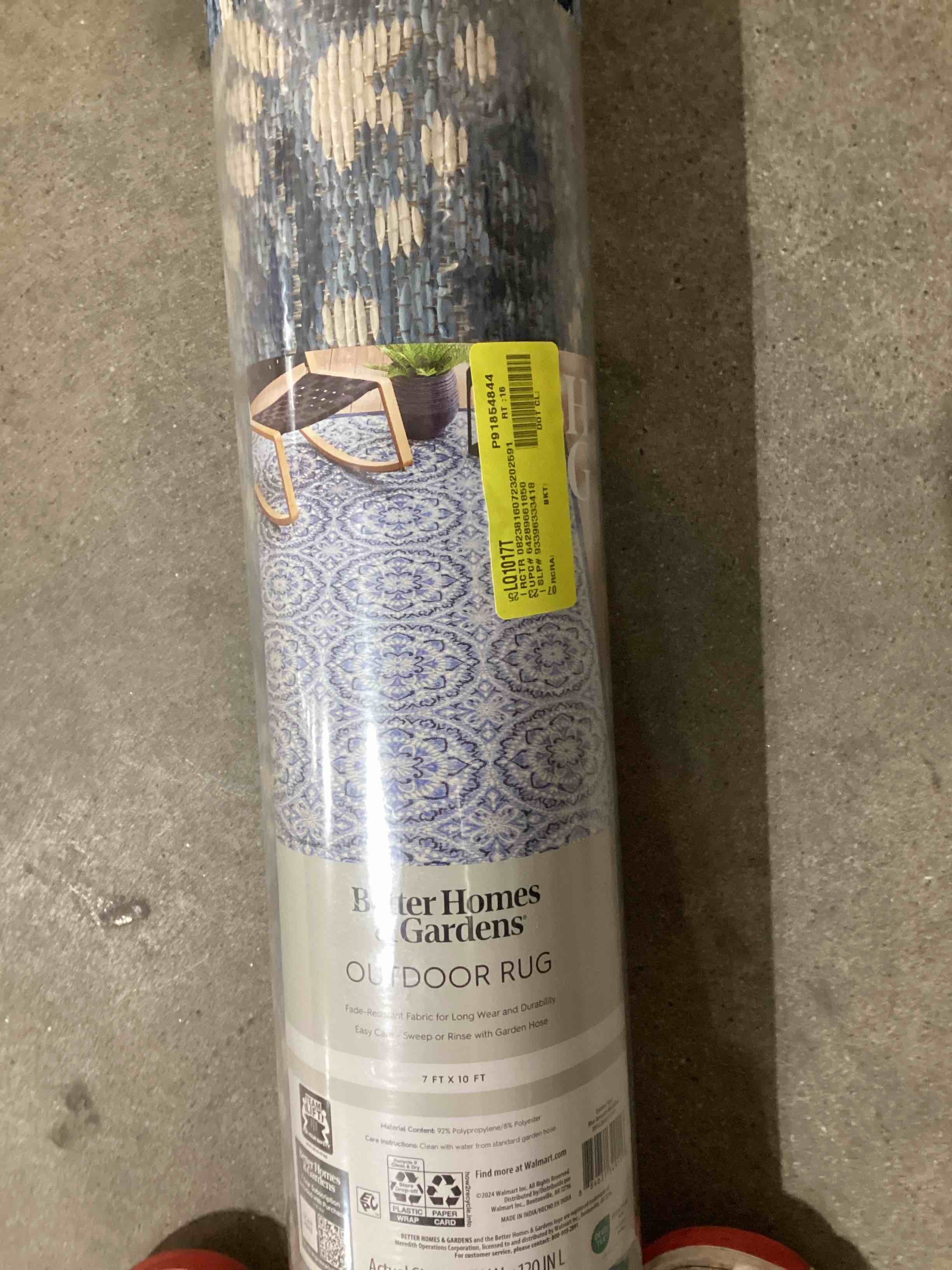 Better homes & gardens outdoor rug 7 ft x 10 ft 
