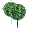 LCG florals 2 pk 15” boxwood balls 