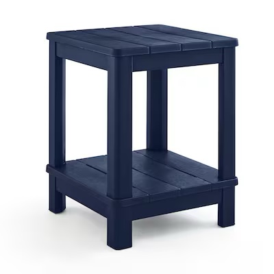 Keter deluxe side table blue 
