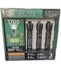 Members mark 1700 lumpen’s dual power flashlights 3 pk 