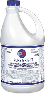 Pure Bright Liquid Bleach  1 Gallon Bottle