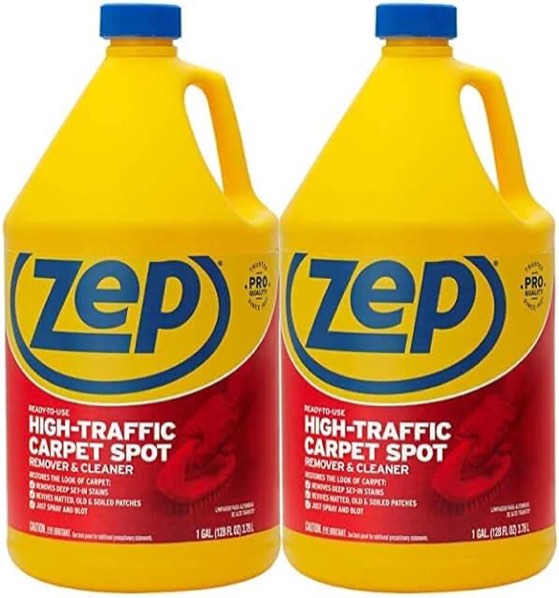 Zep ZUHTC128 High Traffic Refill Carpet Cleaner  1gal  Red