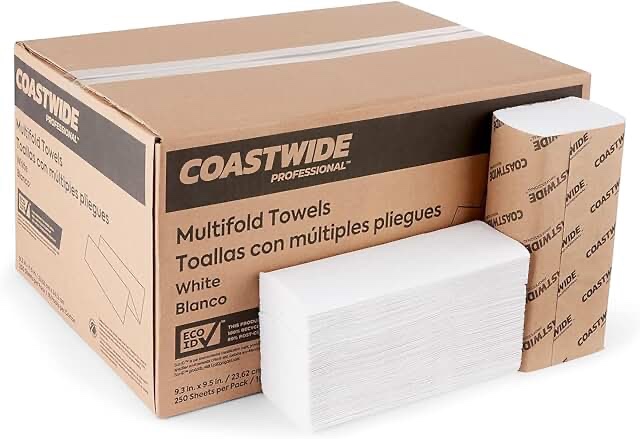 Brighton 373470 Multifold Paper Towels Natural 1-Ply