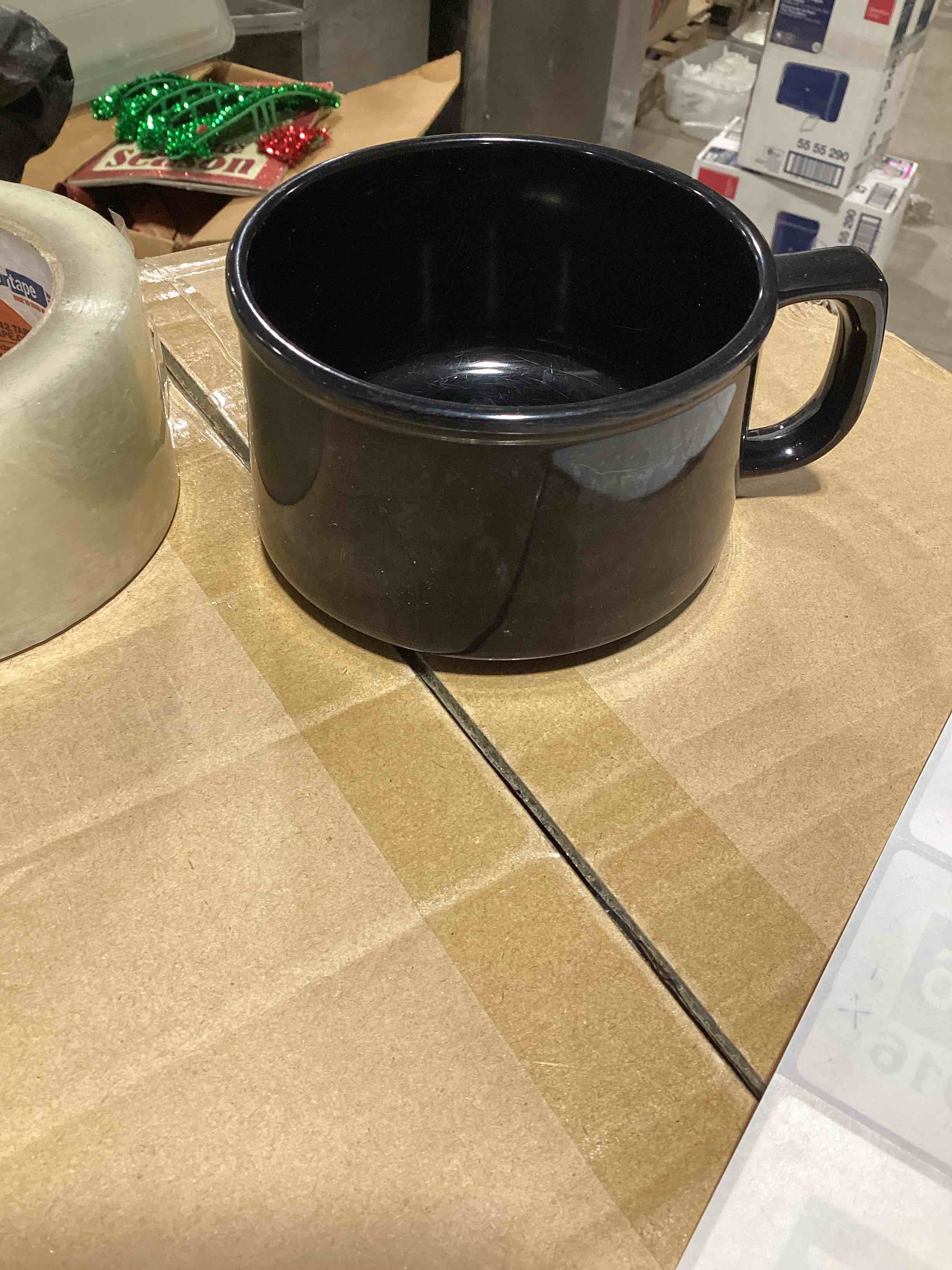 G.E.T. Bake and Brew Black 11 Oz Soup Mug