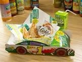 Case of Berk Quaker steak & lube kiddie kar trays 