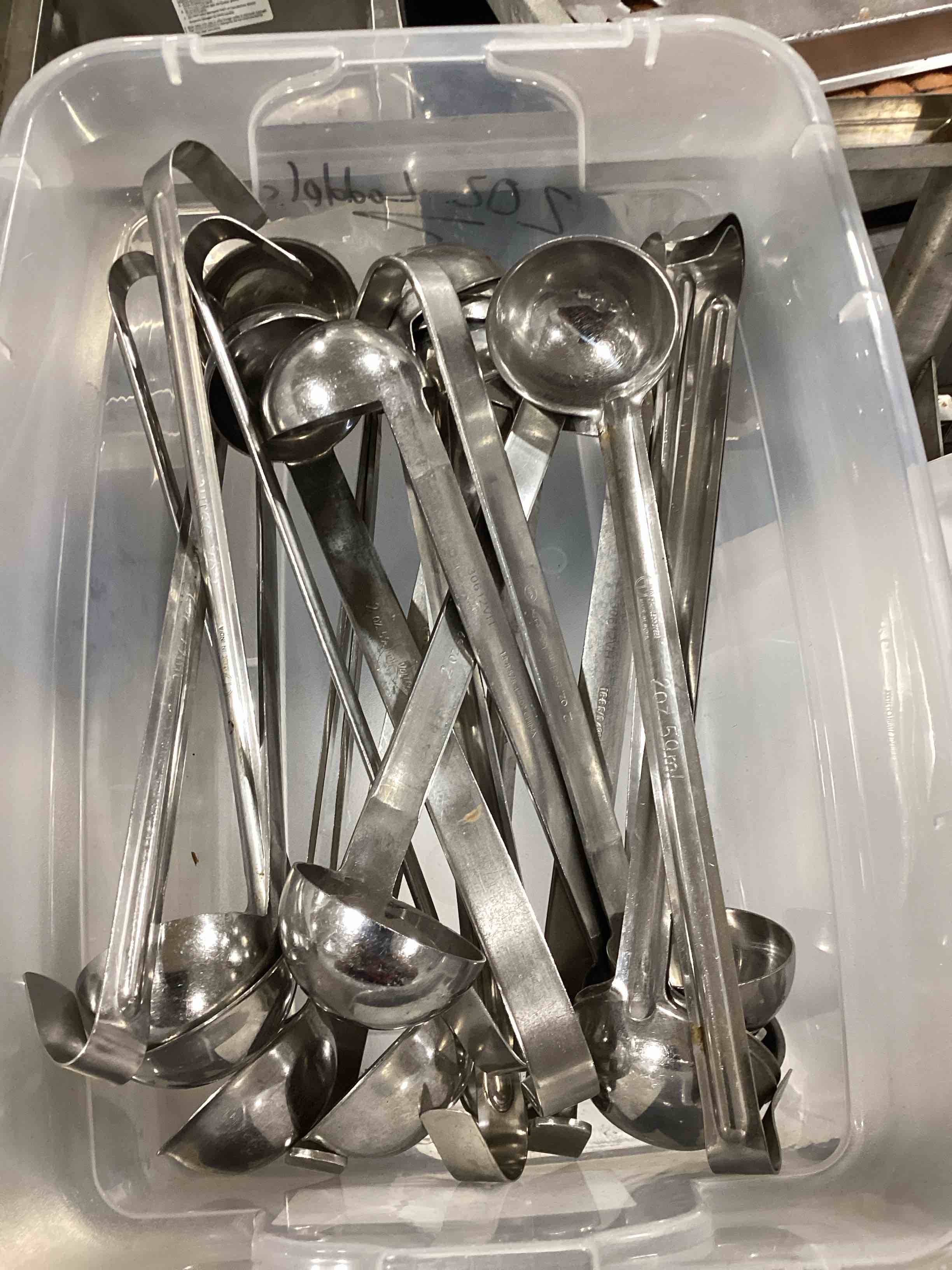 lot of various American Metalcraft L1102 Ladles  2.75  Length x 2.75  Width  2/2.1oz
