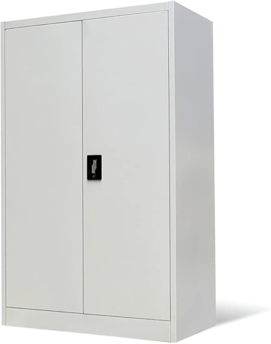 Office Cabinet Kitchen Pantry, Storage Shelves, Garage Cabinets, Garage Storage Cabinet 90x40x140 cm Steel Grey