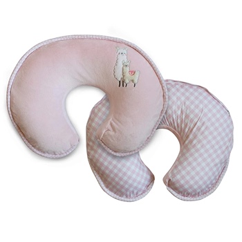 Boppy Pink Llamas Luxe Support Pillow