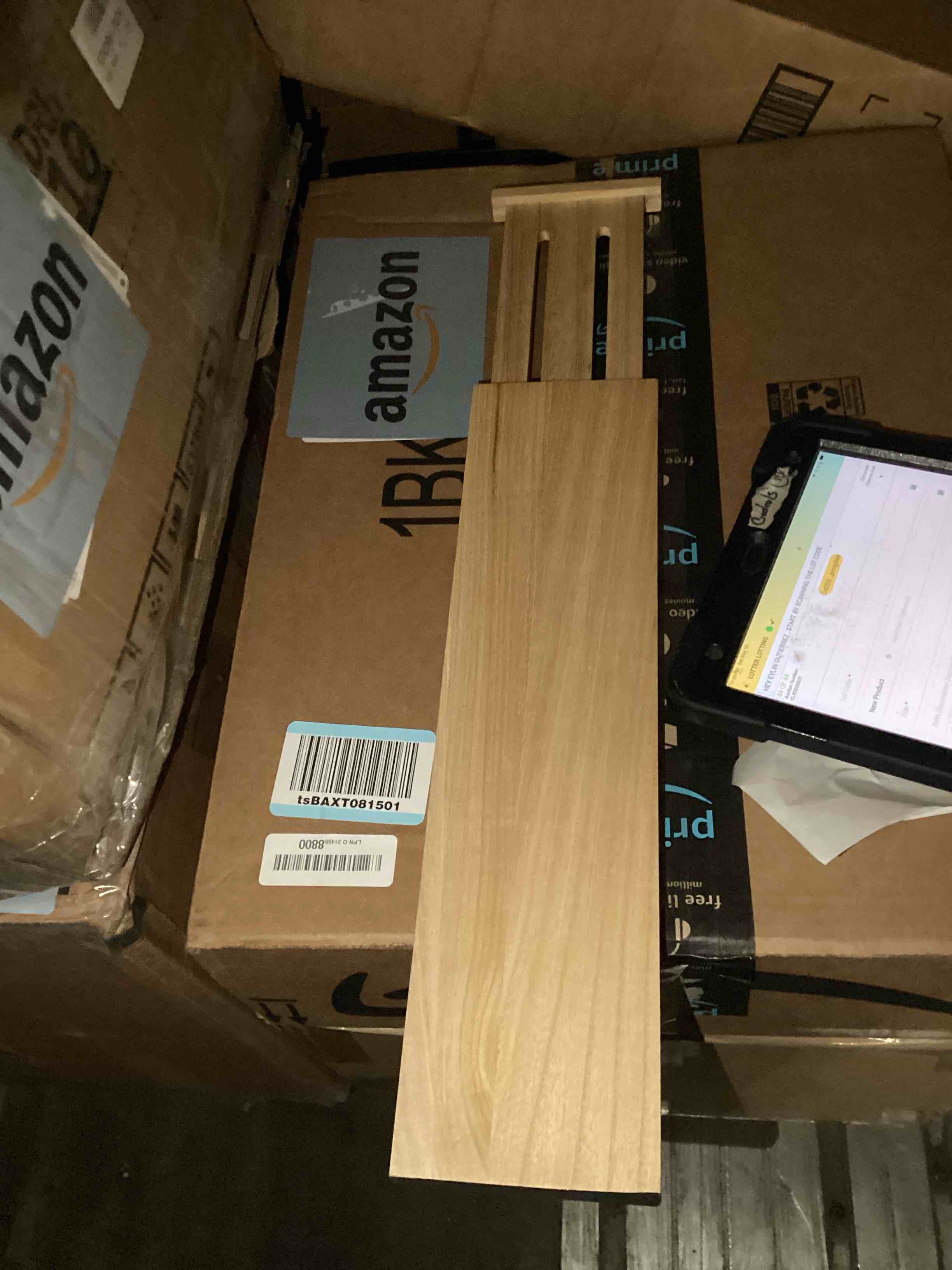 Bamboo drawer separator 