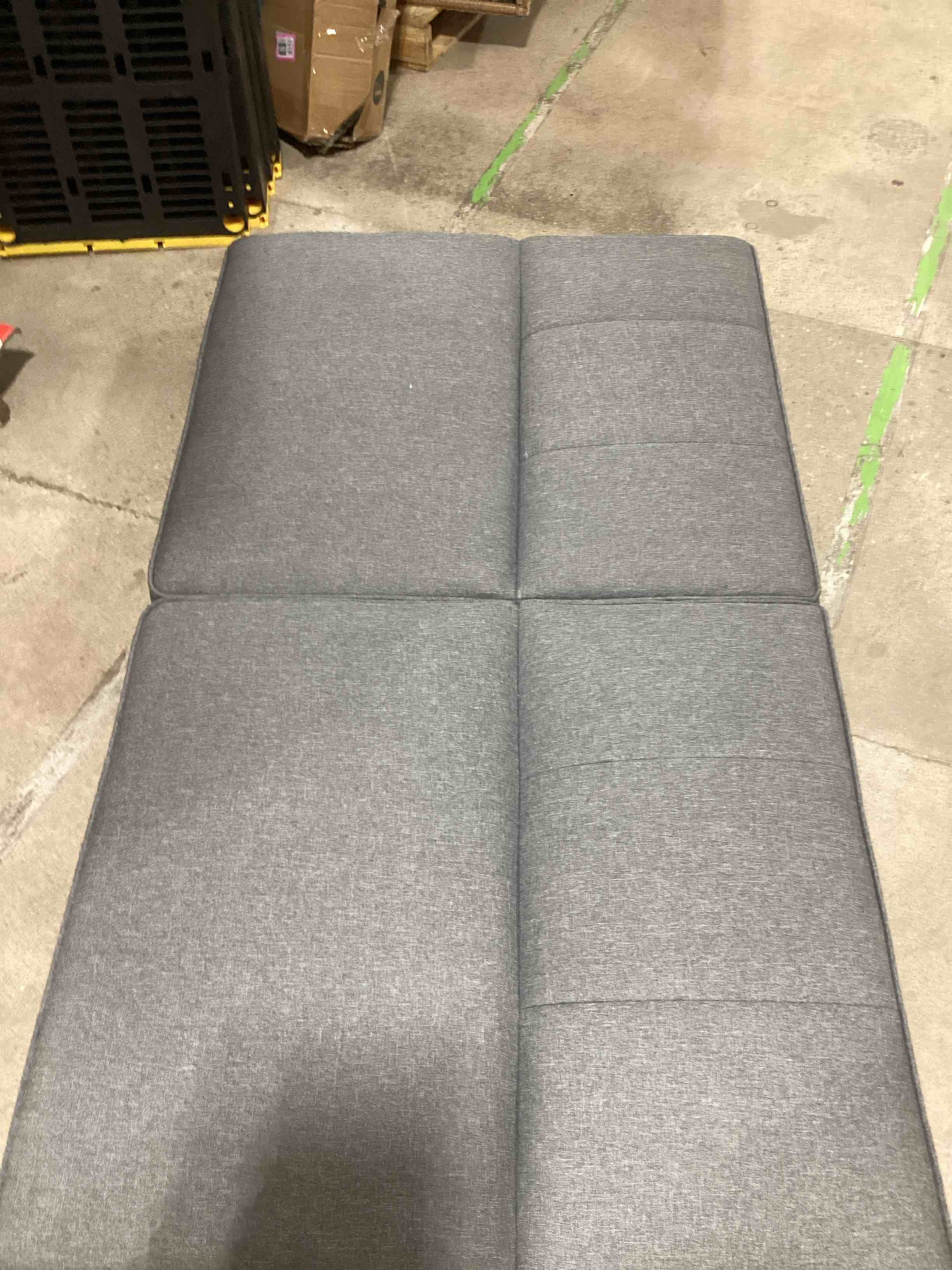 Grey folding seat 