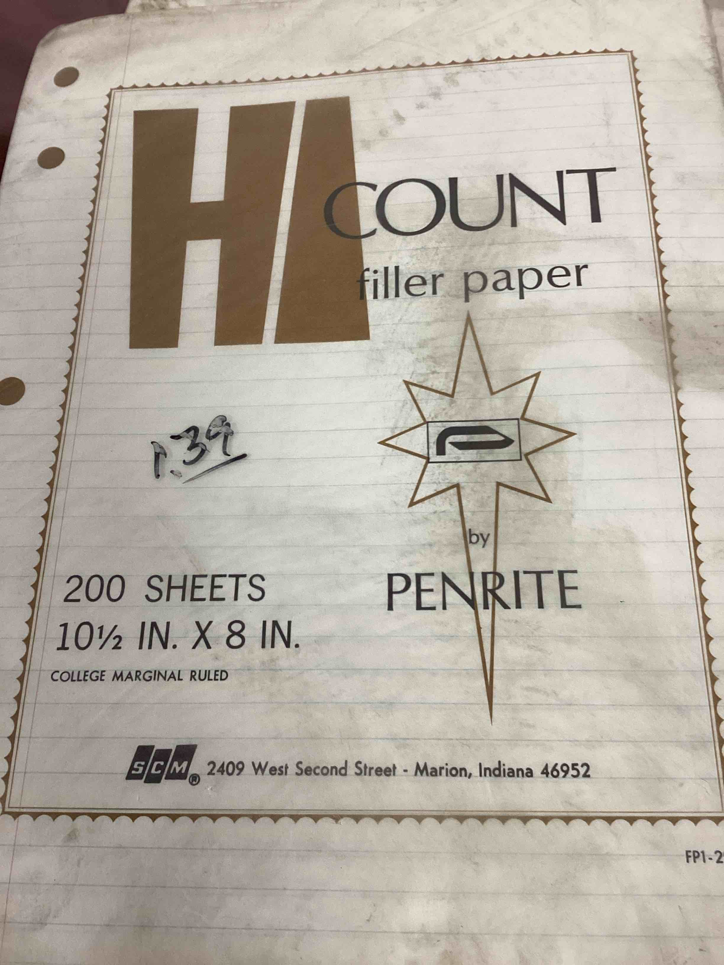 filer paper (pack 6 )
