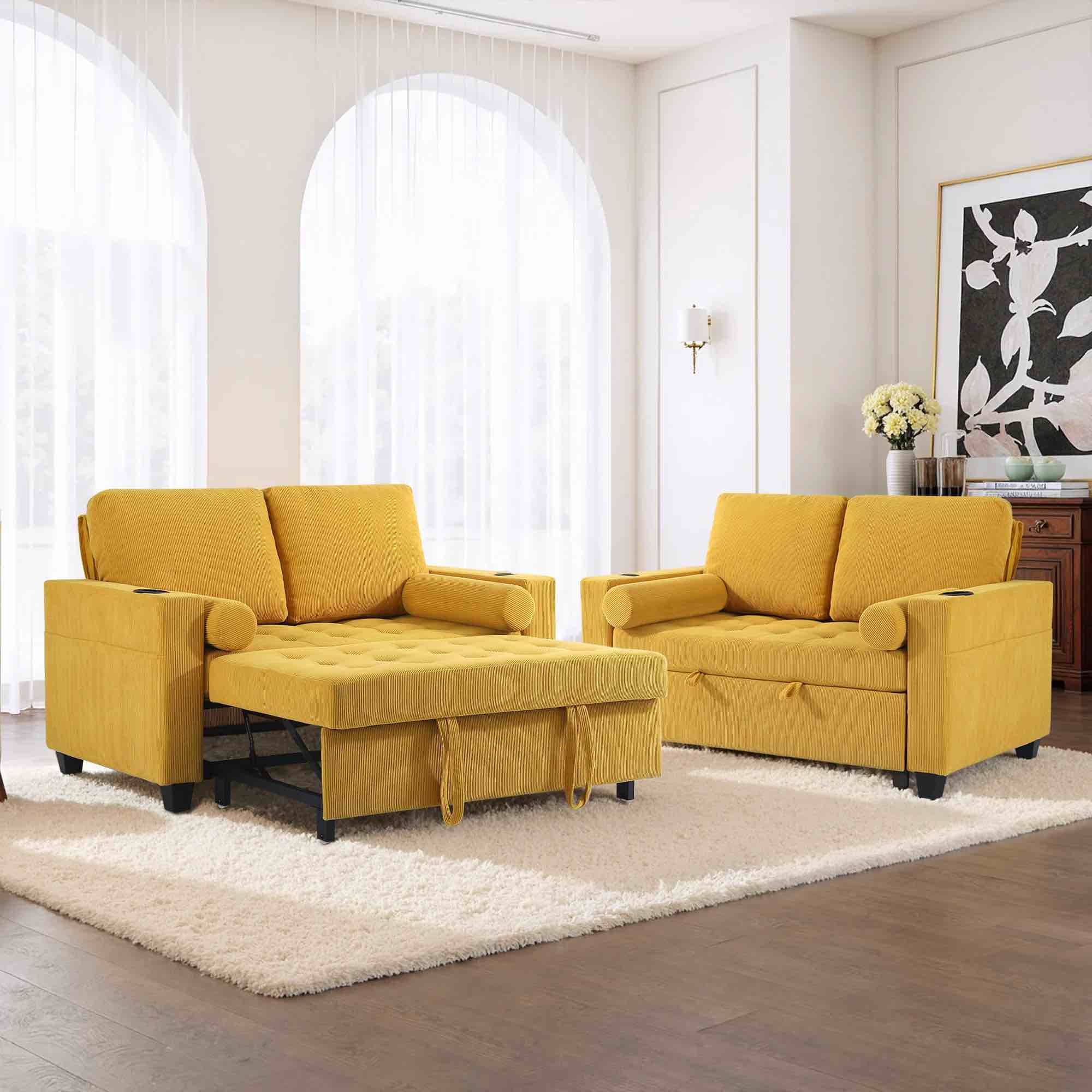 Sofa color Yellow ( incomplete )