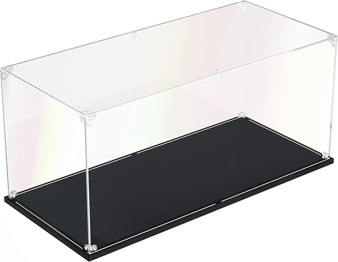Transparent acrylic storage display box
