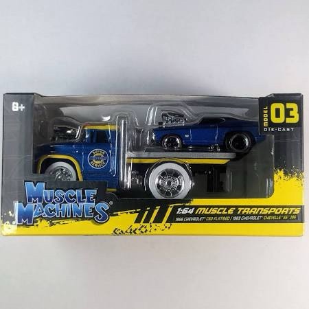 Muscle Transport ? Maisto 1966 Chevrolet C60 & 1969 Chevy SS 396 NIB
