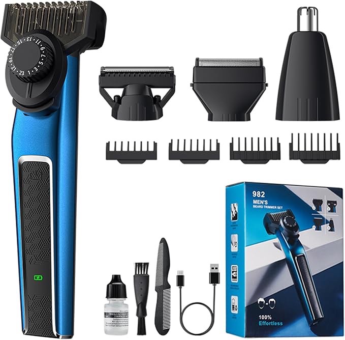 Multifunctional Electric Shaver Grooming Device Nose Hair Shaver Electric Shaving Tool Suitable for Wet and Dry Use