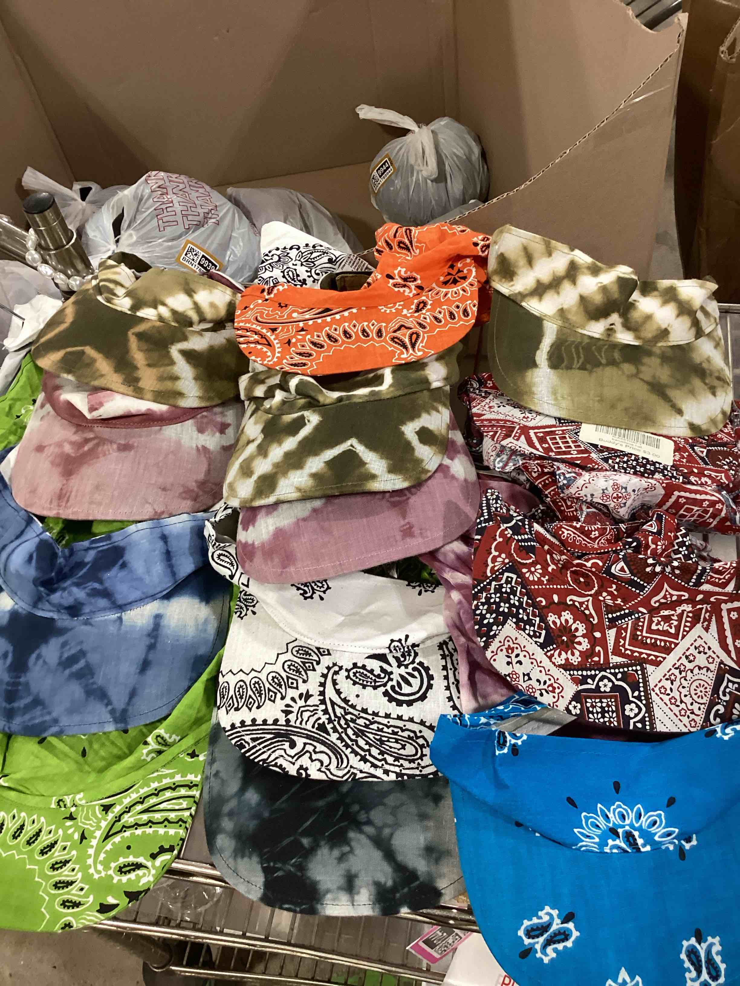 Caps of different styles