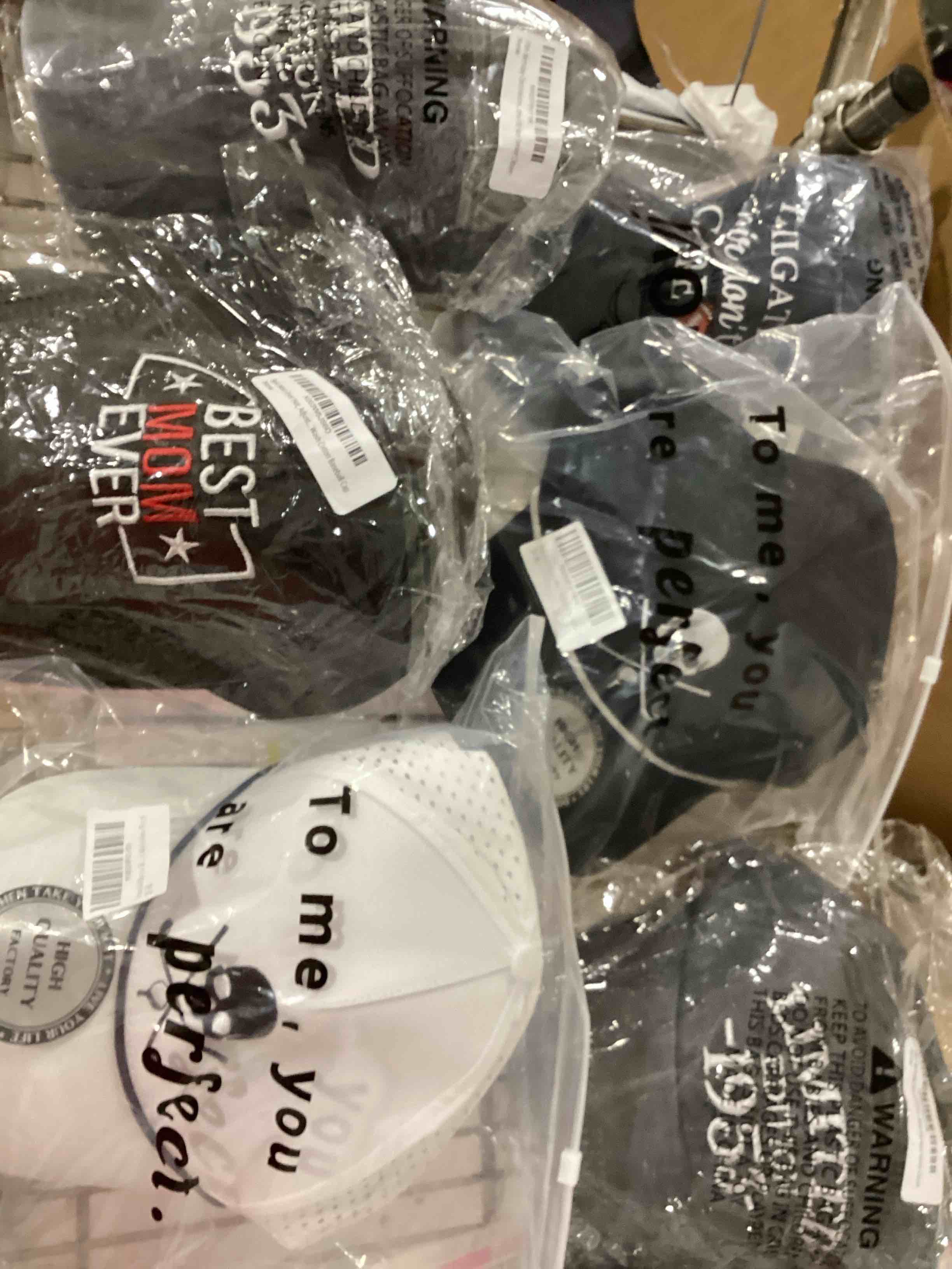 Assorted items Caps Different 