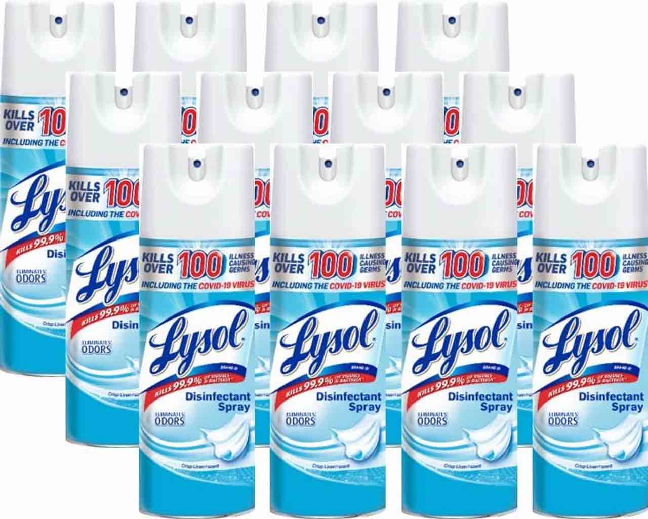 lysol disinfectant spray