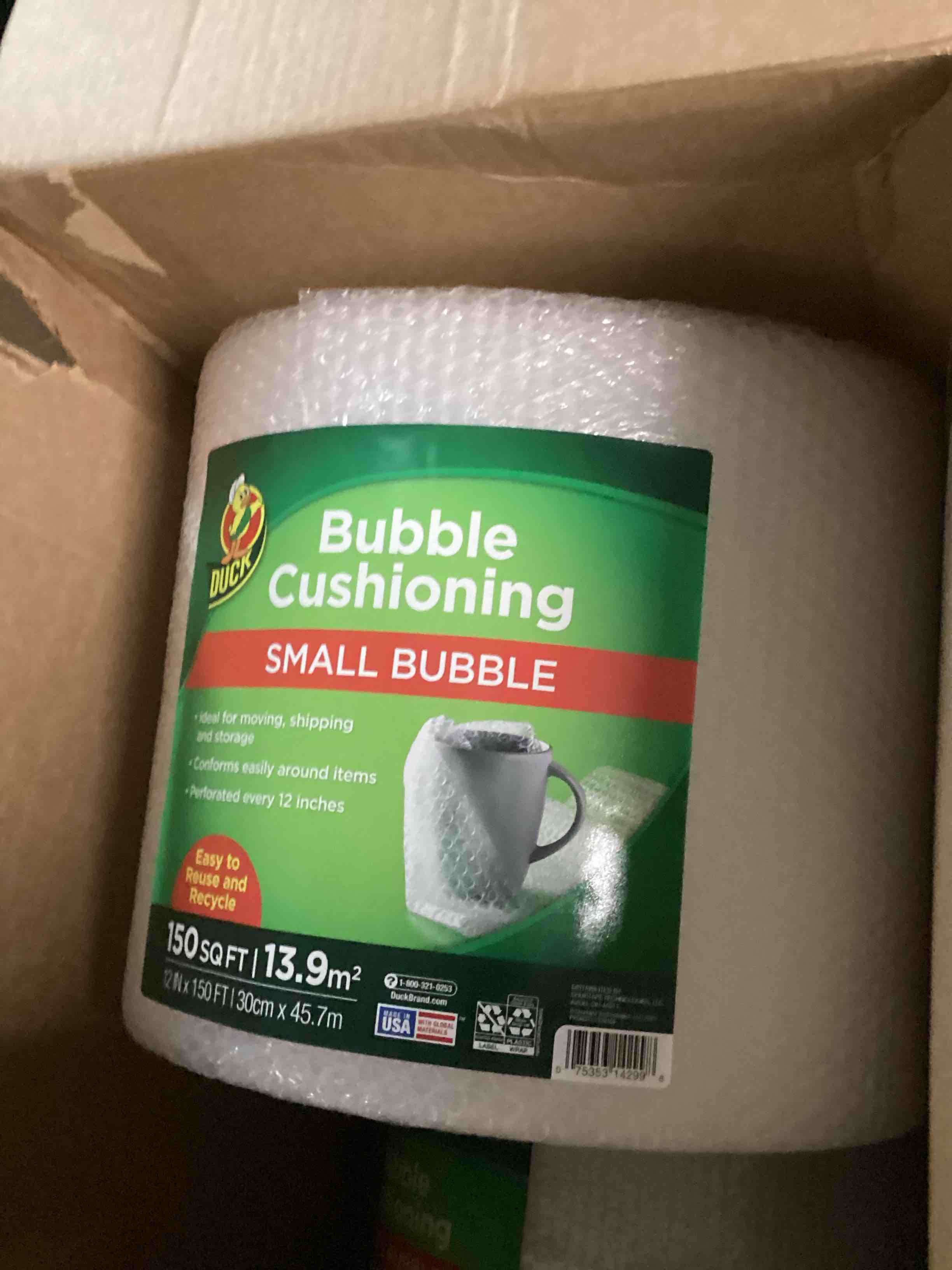 Clear Bubble Roll Moving Supplies, Perforated Every 13 . 9m2
