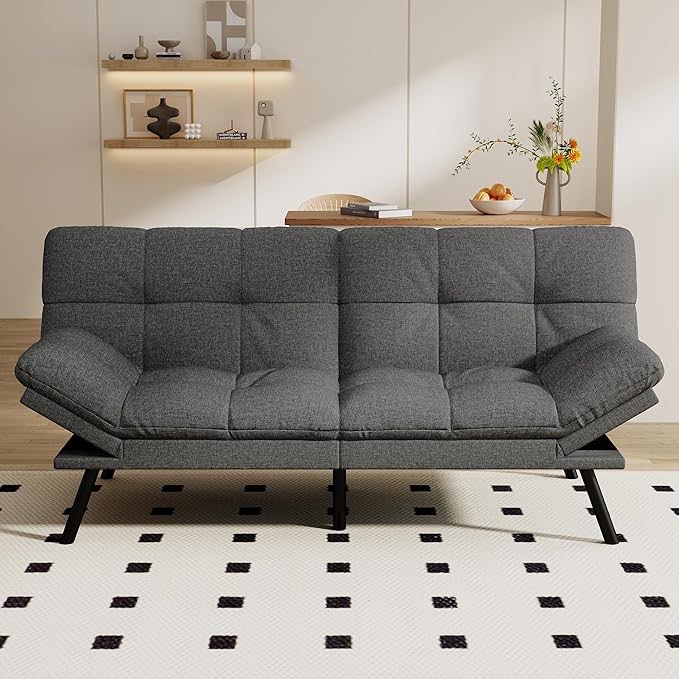 sofa bed, memory foam futon