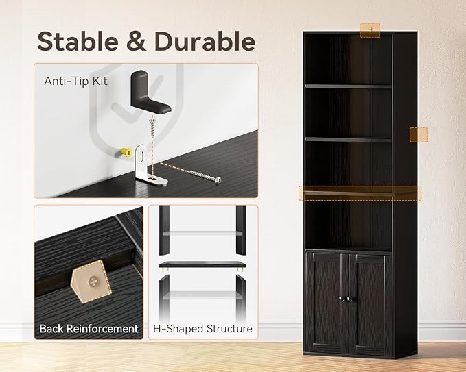 Bookcase with Doors,