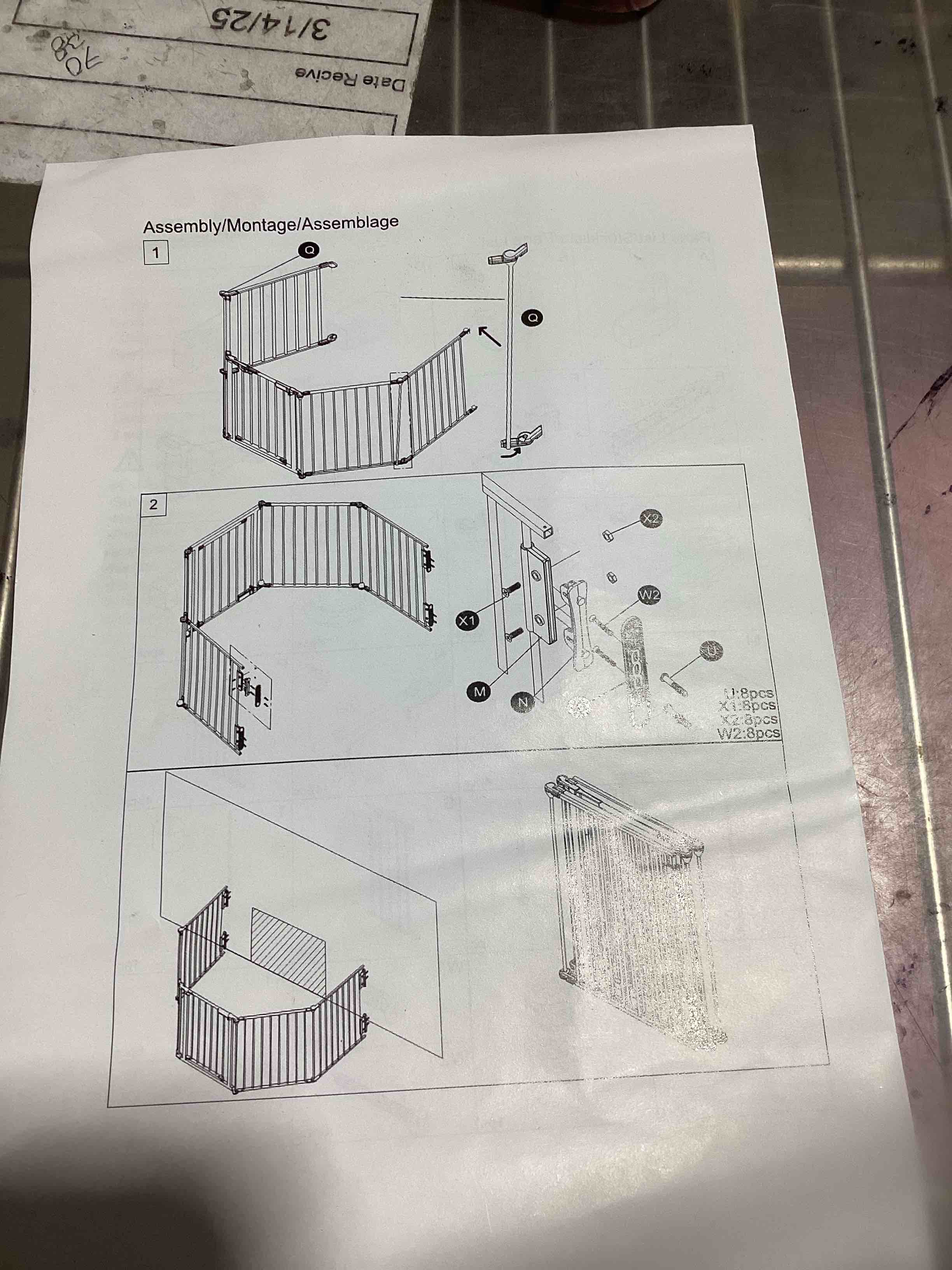 Brand New Metal Baby Gate