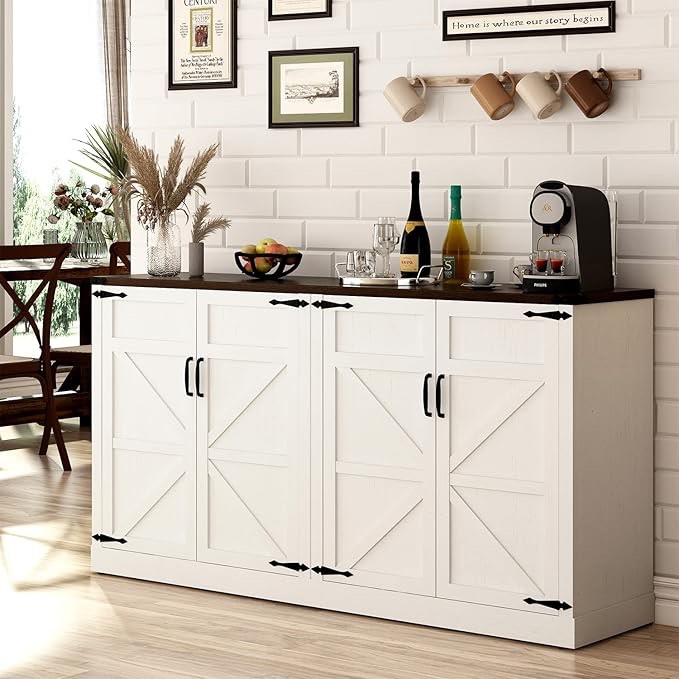 Cabinet with Storage -Colored coffee