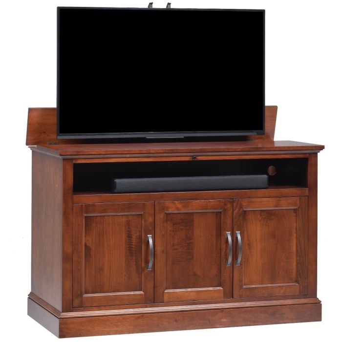 Brookville Traditional Finish TV Lift Cabinet