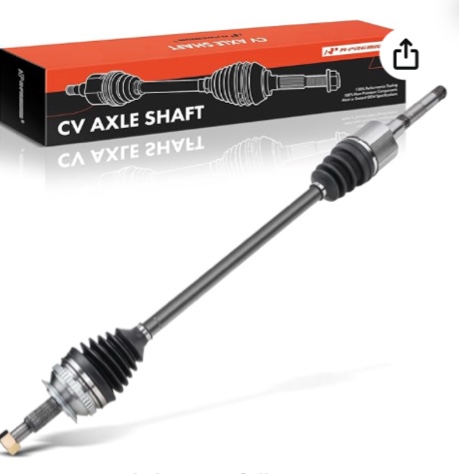 A-Premium CV Axle Shaft Assembly Compatible with Chrysler Town & Country, Grand Voyager & Dodge Caravan, Grand Caravan & Plymouth Voyager, 1996-2008, Front Right Passenger Side